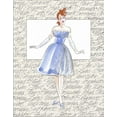 thumbnail image 4 of Elissa Della-Piana 20x24 Black Modern Wood Framed Wall Art Titled - 50s Fashion I, 4 of 6