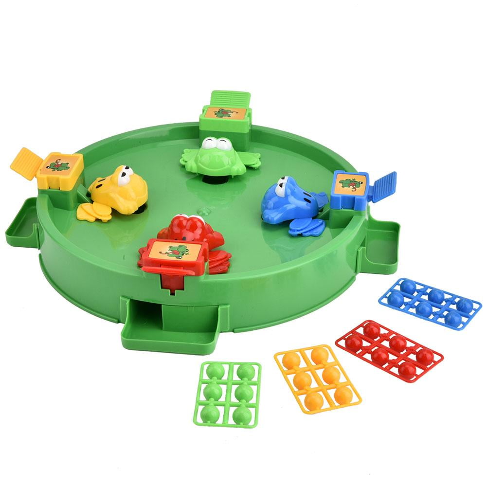 Mgaxyff Frog Eating Beans Toy,Frog Eating Beans Desktop Game Family