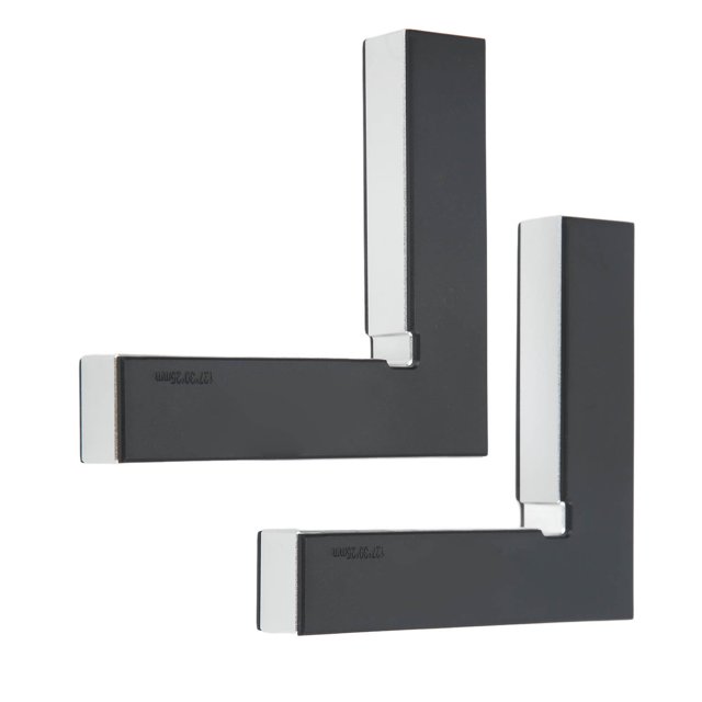 Positioning Square, Aluminum Alloy Black High Accuracy Right Angle Clamp For Carpenter For Drawer For Cabinet