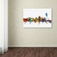 thumbnail image 3 of Trademark Fine Art 'Geneva Switzerland Skyline II' Canvas Art by Michael Tompsett, 3 of 3