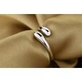 thumbnail image 4 of Bague Ajustable Simple pour Femmes en Argent Sterling, 4 of 5