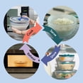 thumbnail image 3 of 12-Cup Microwave Rice Cooker Bowl with Lid – Microwavable Safe Glass Cookware for Rice, Grains & Vegetable Steaming - BPA Plastic Free, Steaming & Even Reheating |   Stackable Airtight Container, 3 of 5