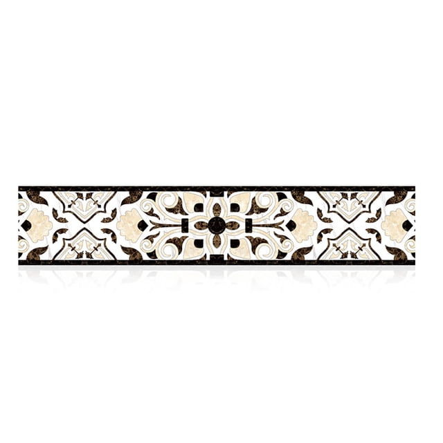 relayinert Staircase Sticker Landscaping PVC Waterproof Wallpaper Oilproof Steps Decals Hotel Bathroom Kitchen Baseboard Renovation Type1 M 1Set