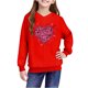 thumbnail image 5 of Sudadera con capucha y estampado de corazón de San Valentín, sudadera de manga larga para niños y niñas, chaqueta para niñas de talla mediana y grande., 5 of 7