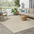 thumbnail image 6 of Pemberly Row Contemporary 8' x 10' Fabric Grey Ivory Area Rug, 6 of 12
