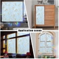 thumbnail image 4 of Película de privacidad para ventanas arcoíris de 39,4 x 16,9 pulgadas, antisol, antirayos UV, estática, 3D, margaritas pequeñas, no adhesiva, decorativa, para ventanas teñidas., 4 of 9