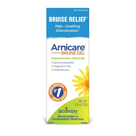 Boiron Arnicare Bruise Gel, Homeopathic Medicine for Bruise Relief, Pain, Swelling, Discoloration, 2.6 oz