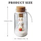 thumbnail image 2 of Luz De Noche De Botella De Deriva De Conejo USB LED Rabbit Drift Bottle Night Light 500mAh 3 engranajes regulable adornos decoración, 2 of 8