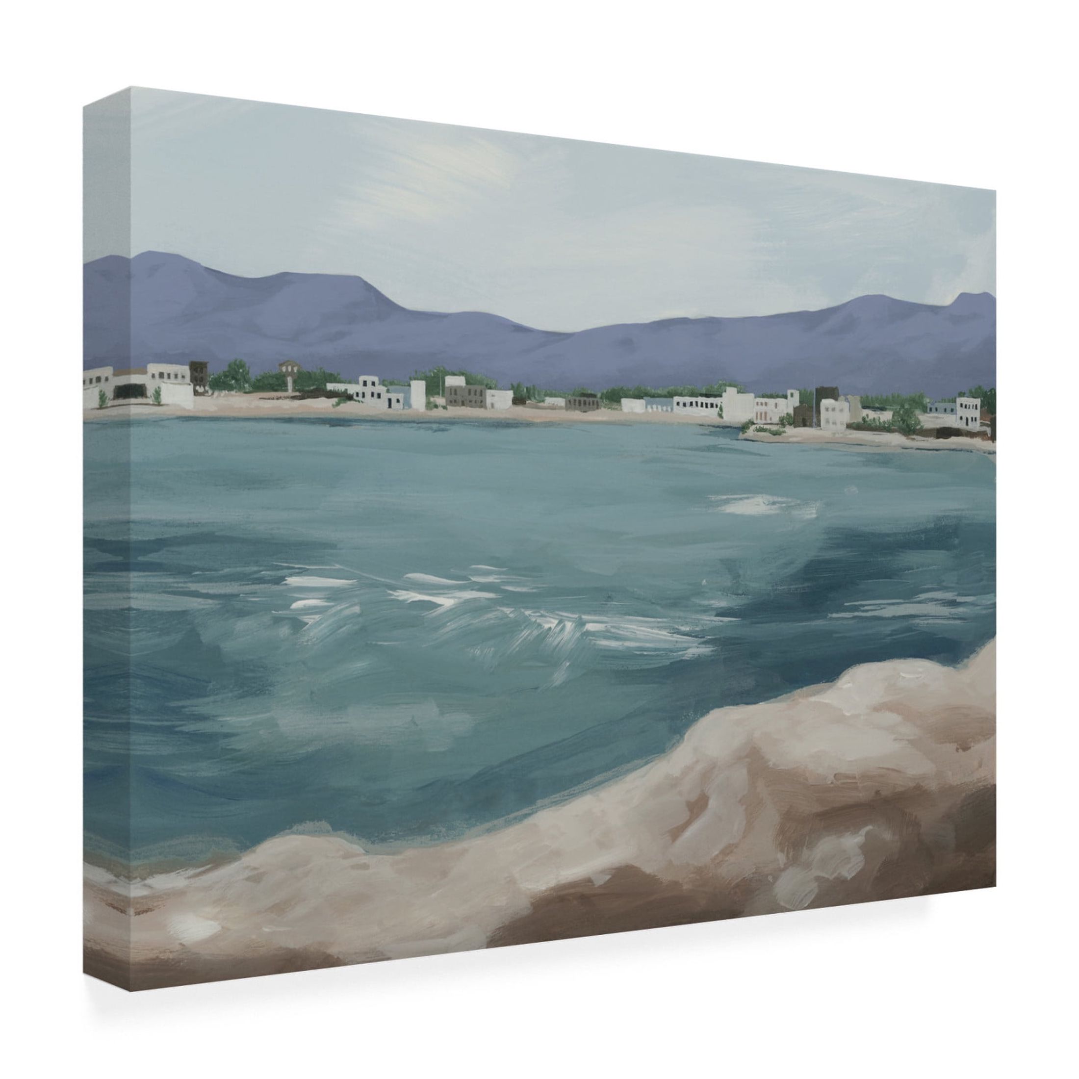 Trademark Fine Art Grace Popp Periwinkle Cove II Canvas Wall Art