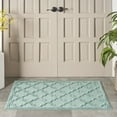 thumbnail image 4 of Nourison Easy Care Outdoor Aqua/Teal 2' x 4' Area Rug (2x4), 4 of 8