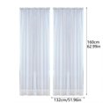 thumbnail image 2 of Enhance Privacy Yet Light: Stunning Solid Color Semi Sheer Window Curtains For Any Room, 2 of 5