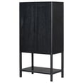 thumbnail image 4 of Miekor Furniture Sophisticated Oak Veneer Cabinet with multiple storage functions,Suitable for Study,Entryway, Hallway, Living Room, Foyer 66396, 4 of 11