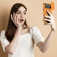 thumbnail image 3 of Magnetic for iPhone 17 Pro Max Case [Compatible with MagSafe] [360° Rotatable Ring Holder Kickstand] [Military Grade Protection] Shockproof Slim Phone Case for iPhone 17 Pro Max,Orange, 3 of 7