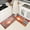 Pumpkin, variant on Heeneeso K4 Heavy Duty Thick Anti Fatigue Rug Set 20 X 32 20 X 47 in Kitchen Cushioned with Non Slip Stain Resistant Easy Clean, Extra Support