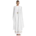 thumbnail image 2 of Mufeng Women's Greek God Dress Greece Toga Dress Halloween Party Performance Outfits White S, 2 of 7