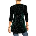 thumbnail image 4 of Gvmfive Women Long Sleeve Printed Flowy Tunic Blouse Tops, 4 of 4