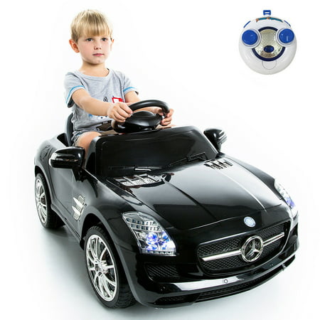 Goplus mercedes benz sls r/c mp3 kids ride on car electric battery toy (The Best Mercedes Car)
