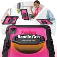 thumbnail image 2 of for Xiaomi Redmi Pad 2 Case 11 2025, 360 Rotating Shockproof Cover with Stand, Handle, Shoulder Strap (TB336FU/TB330FU), Rose Panel, 2 of 7