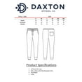 thumbnail image 4 of Daxton Adult Unisex Basic Black Jogger Sweatpants USA Cities States White Letters - Philadelphia, M, 4 of 5