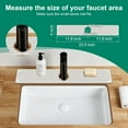 thumbnail image 7 of Petyoung 24" x 16" Stone Drying Mat with 24" x 4" Faucet Mat Set, Absorbent Kitchen Counter Drying Pad for Dishes, Bottles, Cups, 7 of 7