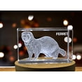 thumbnail image 3 of Ferret Crystal Art | Unique Crystals Carved with Playful Mustelid Designs, 3 of 6