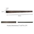 thumbnail image 4 of Willwolfer 60"In Long Storage Rack Shelves Set Of 1, Concrete Hanging Shelf for Wall Home Décor, 4 of 6