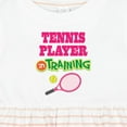 thumbnail image 4 of Inktastic Future Tennis Player in Training Girls Baby Dress, 4 of 5