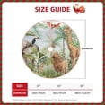 thumbnail image 2 of Lukts Watercolor African Animals Wildlife Print Color Life Christmas Tree Skirt, Winter Holiday Tree Mat Decoration ,Can be Used as A Shawl-48", 2 of 6