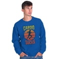 thumbnail image 5 of Cardio Sucks Funny Workout Gym Sweatshirt for Men or Women Brisco Brands S, 5 of 5