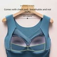 thumbnail image 2 of Chaleco térmico de terciopelo alemán nuevo de otoño e invierno para mujer, lijado de doble cara con almohadilla para el pecho, ropa interior térmica calefactora de base ajustada para mujer, 2 of 6