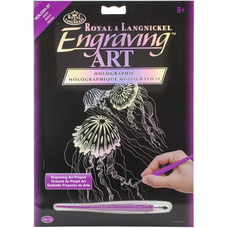 UPC: 0090672943934 | Holographic Foil Engraving Art Kit 8 X10 -Jellyfish