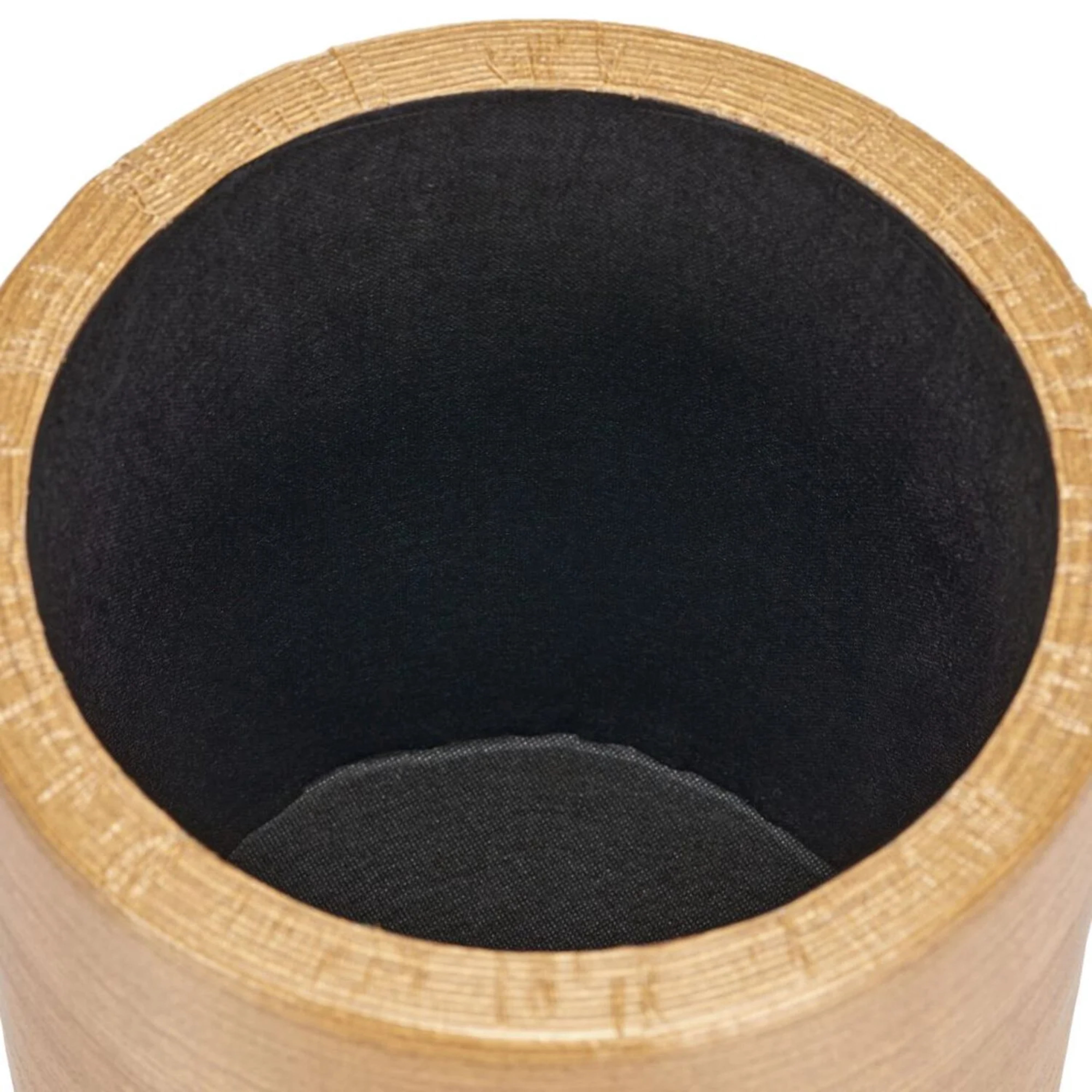 Aria Home Modern Wood and Bouclé Ottoman 16" Lightweight Accent Seat & Footrest, Coffee