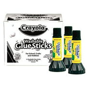Crayola; Washable Glue Sticks; Art Tools; 12 Ct.; Great For Classroom Projects
