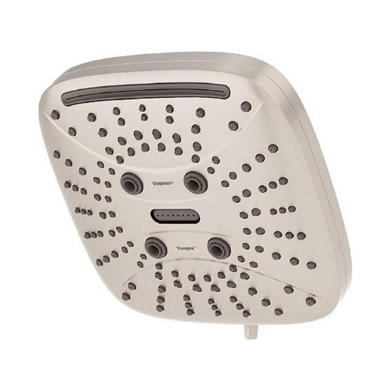 Oxygenics 38588 Transpire 5 Setting Rain Shower Head Brushed Nickel