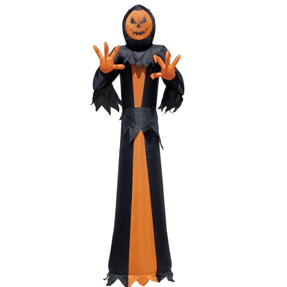 Decorativo inflable Rev Espectro Calabaza gigante Halloween 6 metros