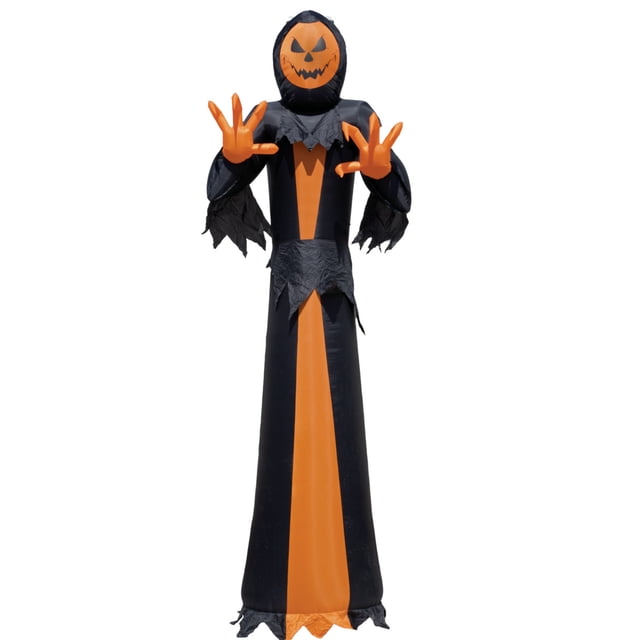 Decorativo inflable Rev Espectro Calabaza gigante Halloween 6 metros