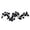 Black1, variant on Flexible Black Maple Leaf Led String Lights, Vine-Style Decorative Lighting That Fits Halloween and Thanksgiving, Suitable for Indoor, Outdoor and Holiday Party Atmosphere Creation, Black1