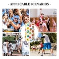 thumbnail image 6 of Honeii Cartoon Flowers print basktball shirt for men and women, Unisex basketball jersey for Theme party-3X-Large, 6 of 6
