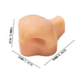thumbnail image 3 of Juguete Pequeo Para Aliviar El Estrs Con Forma De Nariz De Fresa, Para Limpieza De Puntos Negros, De Goma Negra, 6, 35 Cm De Alto, Para Apretar Y Aliviar El Estrs, Regalo Para Adultos, 1, UKHBMC, 3 of 7