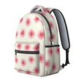 thumbnail image 2 of Pioneer Flower Floral Print Pattern Backpack for School, Cute School Bag with Adjustable Shoulder Straps and Padded Back, 15.3"x11"x7.1", 2 of 5