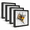 Black-8x8, variant on 4 Pack 5x5 Shadow Box Frame Display Casesdeep Boxes