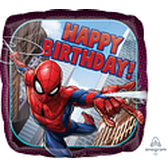 18SQ HX SPIDER-MAN HAPPY BIRTHDAY