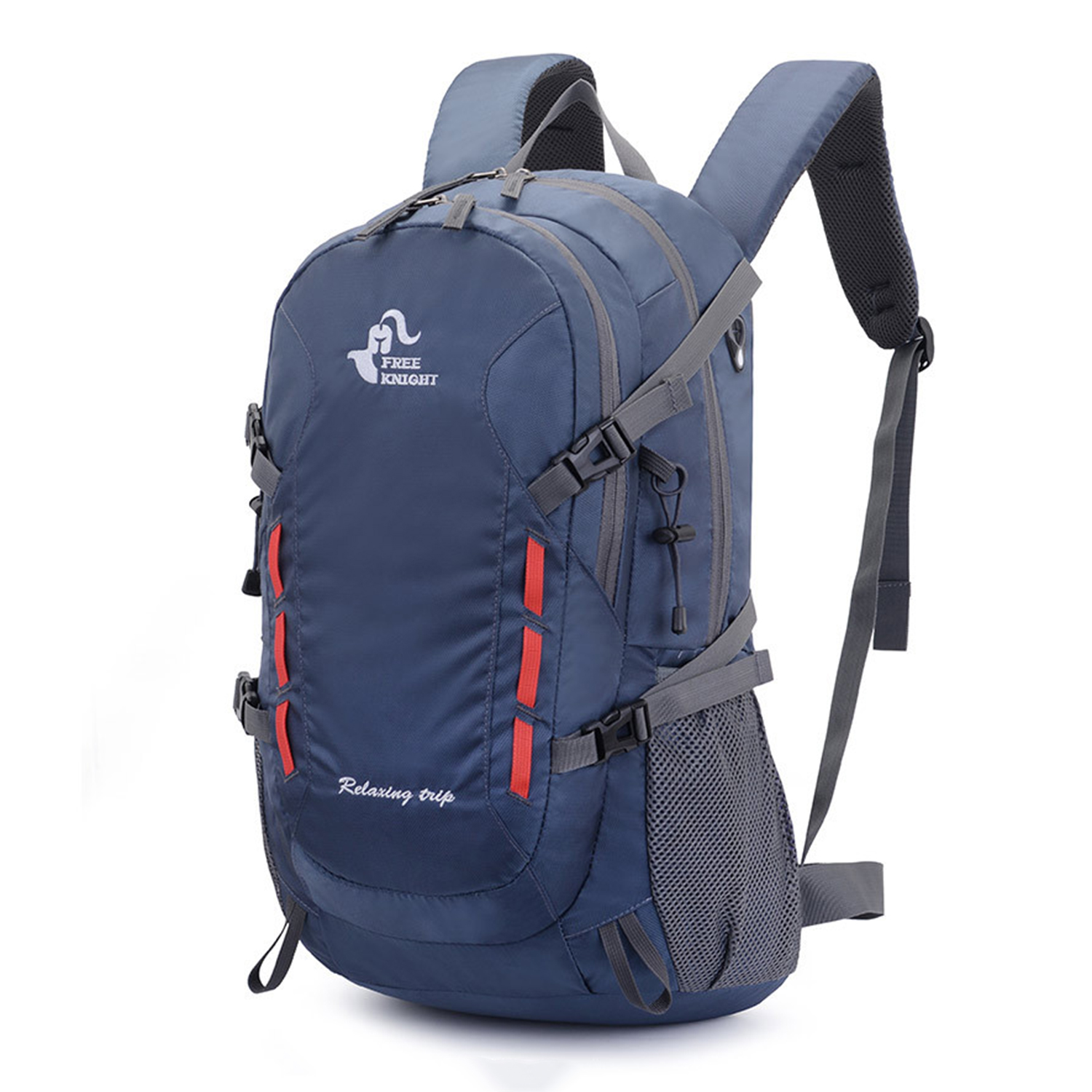 Foldable Backpack 30L,Lightweight Backpacks Waterproof Hiking Backpack Packable Backpack for Women Men Outdoor Hiking(Navy blue) - image 1 of 7