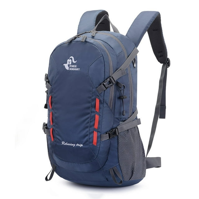 Foldable Backpack 30L,Lightweight Backpacks Waterproof Hiking Backpack Packable Backpack for Women Men Outdoor Hiking(Navy blue)