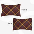thumbnail image 4 of Fotbe Buffalo Check Plaid Pillow Cases - Envelope Closure - Luxury, Extra Soft, Cooling Pillow Covers - Wrinkle, Fade, Stain Resistant-14"x20", 4 of 8