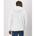 thumbnail image 4 of Hanes Ultimate Men's Heavyweight Fleece Hoodie White L, 4 of 7