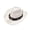 White, variant on jiaroswwei Cowboy Hat Classic Vintage Braided Curled Edge Wide Brim Men Sun Hat Outdoor Hat