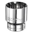 thumbnail image 1 of 12 Point Socket 1/2" Drive by 27mm Metric CR-V Steel Shallow Sockets, 1 of 7