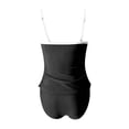 thumbnail image 5 of Swim Suits for Women Bandeau 2 Piece Ruched Tankini Strapless Swimwear Women's Bathing Suits A L, 5 of 6