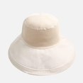 thumbnail image 2 of CoCopeaunts Breathable Mesh Bucket Hat Big Wide Brim Summer Outdoor Sun Protection Bucket Cap for Women Plain Fisherman Hat, 2 of 8